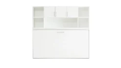 Discount Maxi Opklapbed Albero met bovenbouw wit