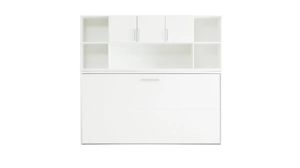 Discount Maxi Opklapbed Albero met bovenbouw wit