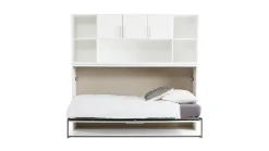 Discount Maxi Opklapbed Albero met bovenbouw wit