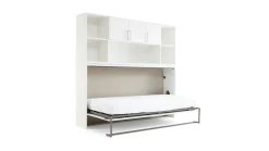 Discount Maxi Opklapbed Albero met bovenbouw wit