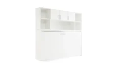 Discount Maxi Opklapbed Albero met bovenbouw wit