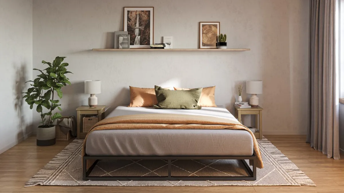 Clearance Emma Original Metalen Bed zwart
