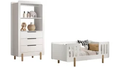 Sale Vipack Peuterbed Smile met kast wit