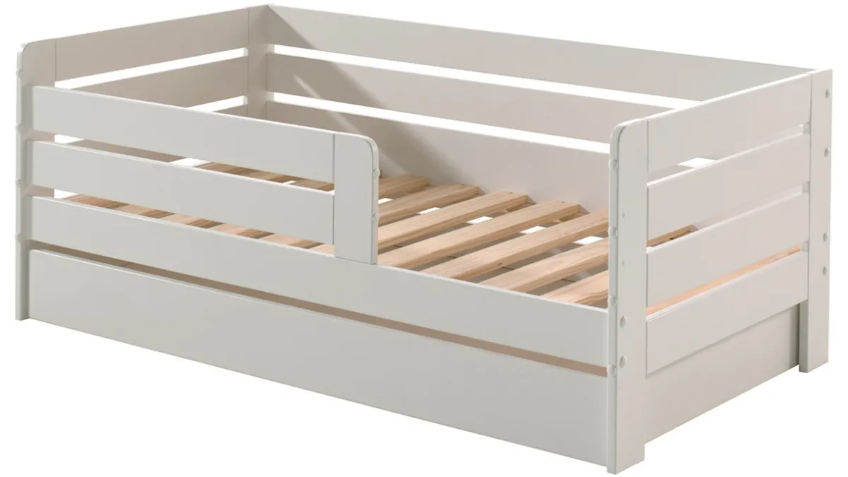 Vipack Peuterbed Toddler 71 met bedlade wit