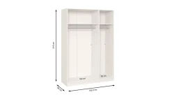 Sale Maxi Schuifdeurkast Easy creme wit