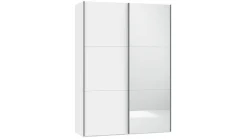 Clearance B Bright Schuifdeurkast Switchline met spiegel premium wit