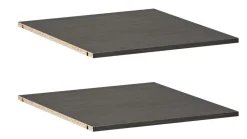 Hot Maxi Set van 2 legplanken Woody donkergrijs