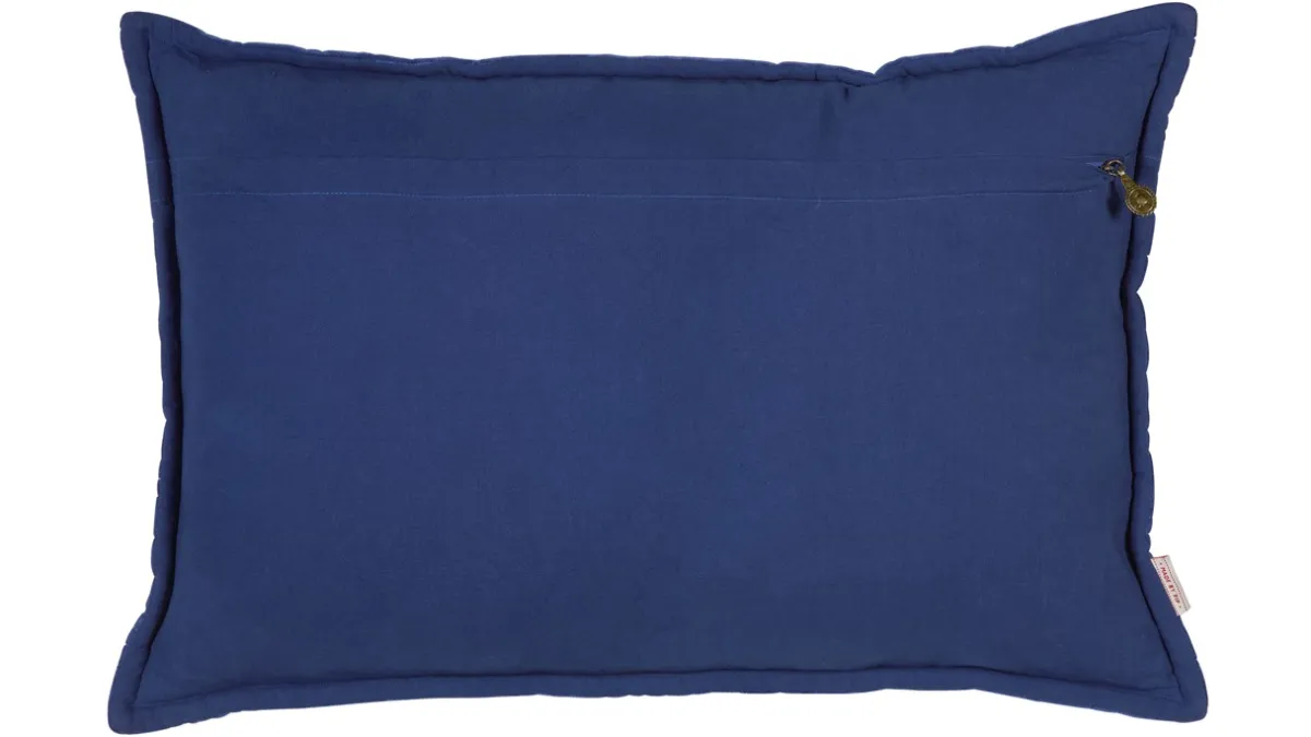 Hot Pip Studio Sierkussen Velvet Sky dark blue