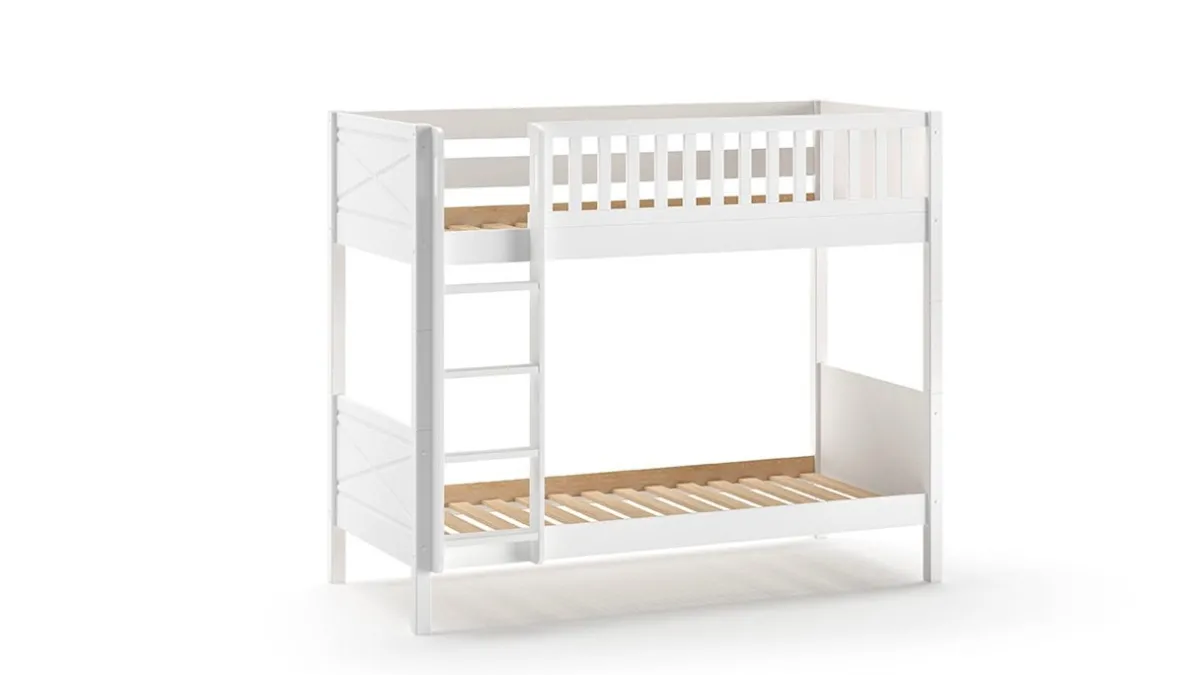 Hot Vipack Stapelbed Scott met ladenset wit