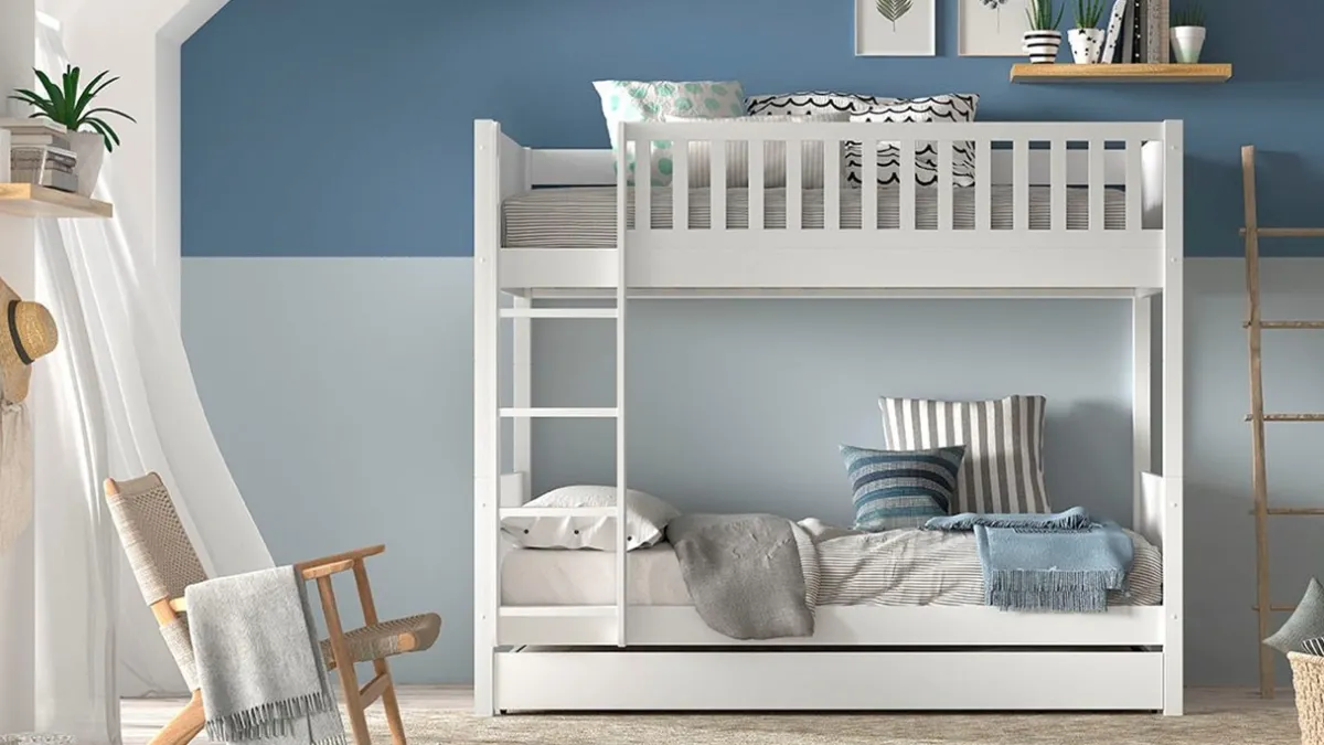Discount Vipack Stapelbed Scott met slaaplade wit