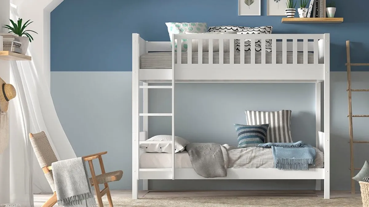 Discount Vipack Stapelbed Scott met slaaplade wit