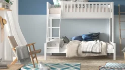 Online Vipack Stapelbed Scott 3-persoons wit