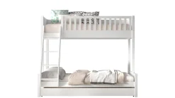 New Vipack Stapelbed Scott 3-persoons met slaaplade wit
