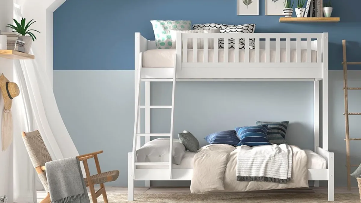 Best Vipack Stapelbed Scott 3-persoons met ladenset wit