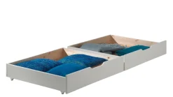 Best Vipack Stapelbed Scott 3-persoons met ladenset wit