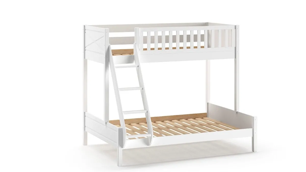 Best Vipack Stapelbed Scott 3-persoons met ladenset wit