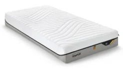 Hot Tempur ® Bed Arc met hoofdbord Vertical, schotelbodem en Pro matrassen stone