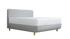 Online Tempur ® Bed Arc met hoofdbord Form, schotelbodem en Pro matrassen stone