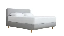 Online Tempur ® Bed Arc met hoofdbord Form, schotelbodem en Pro matrassen stone
