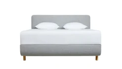Online Tempur ® Bed Arc met hoofdbord Form, schotelbodem en Pro matrassen stone