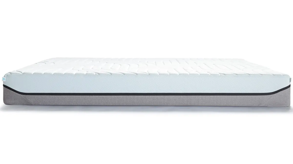 Online Tempur ® Bed Arc met hoofdbord Form, schotelbodem en Pro matrassen stone