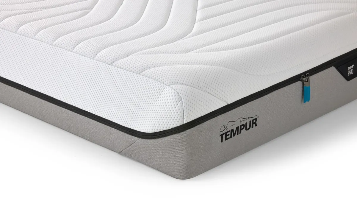 Hot Tempur Pro® CoolQuilt matras - soepel antraciet