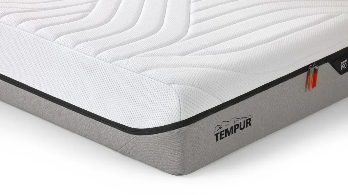 Discount Tempur Pro® CoolQuilt matras - stevig antraciet
