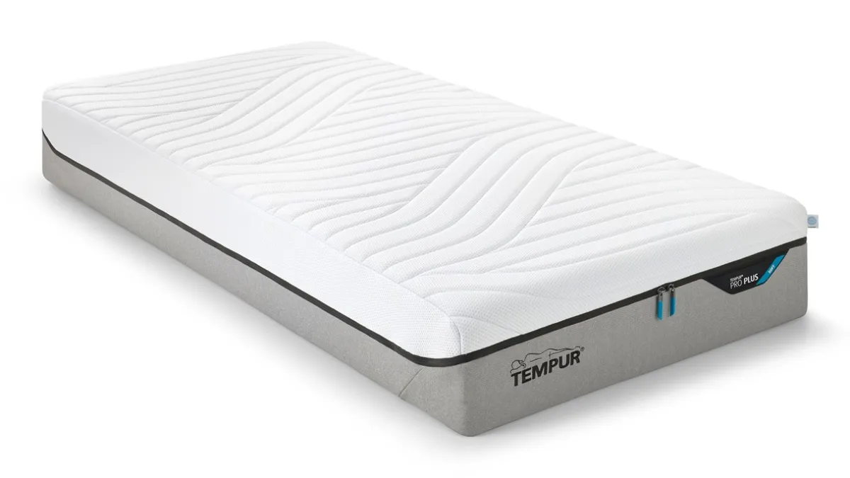 Hot Tempur Pro® Plus CoolQuilt matras - soepel antraciet