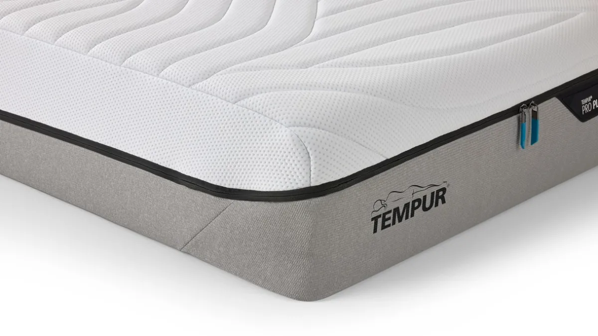 Hot Tempur Pro® Plus CoolQuilt matras - soepel antraciet